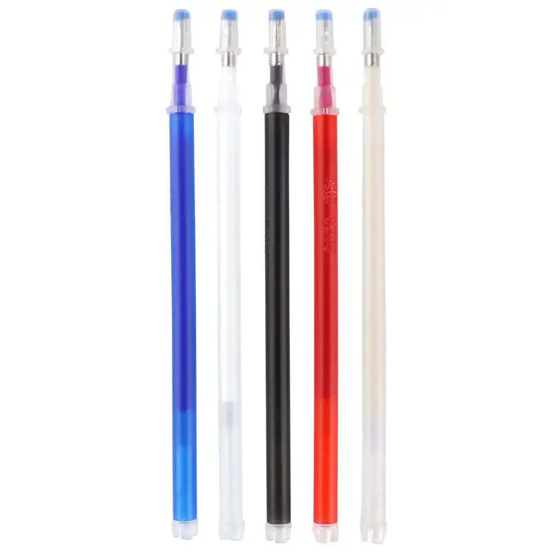 High-Temperature Heat Erase Pens Set Disappearing Ballpoint Marking Pen Refills Quilting Sewing 1.0mm Writing Novelty Metal