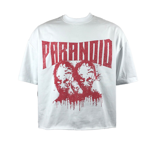 Camiseta Oversize de Algodón 100% de 320 g/m² para Hombre, Estilo Urbano, Hombros Caídos, Corte Cuadrado, Holgada y Lisa - Product Image 1