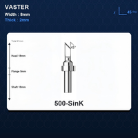 Pointe de fer à souder 500-SinK TIP-21 Série 500 sans plomb remplaçable Vente en gros directe d'usine