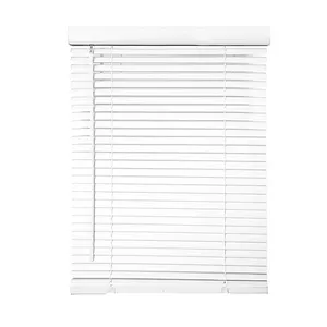 Custom Electric/Manual / Cordless Faux Wood Vinyl Mini Venetian Blinds