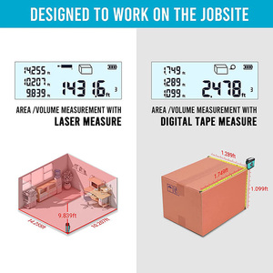 Đa chức năng ICD hiển thị Laser in/M đơn vị kỹ thuật số khoảng cách Meter đo laser đo băng - Product Image 6
