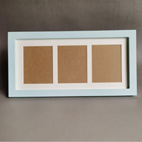 Cadre personnalisé OEM/ODM en MDF écologique pour empreintes de mains et de pieds de bébé, cadre souvenir sans encre pour nouveau-né, marque privée pour marques de bébés