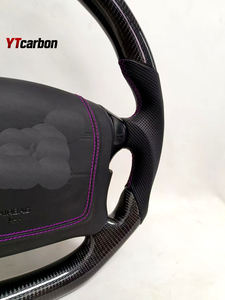 YTcarbon pour 90-93 Covrette <span class=keywords><strong>C4</strong></span> Racing Style volant en Fiber de carbone véritable personnalisé - Product Image 3