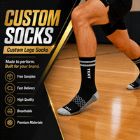 Chaussettes de sport pour hommes, chaussettes de basket-ball athlétiques, design personnalisé, chaussettes de sport confortables, respirantes, résistantes à la transpiration, chaussettes de sport personnalisées