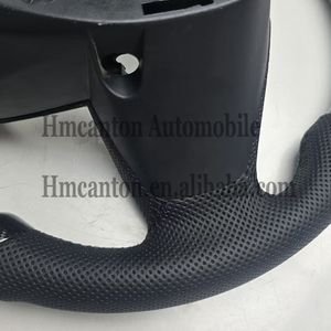 Volante Deportivo de Fibra de Carbono y Cuero Perforado con LED para Honda CRV, Venta al Por Mayor - Product Image 4