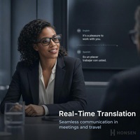 Lunettes intelligentes Hongsheng New AI MT5 ULTRA avec commande vocale, traduction intelligente, caméra 8MP, étanches IP65
