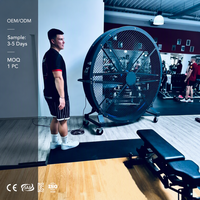 Ventilador Industrial Grande y Móvil sin Escobillas, Ventilador de Gimnasio, Ventilador de Pie para Fábrica, Almacén, Gimnasio