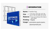Stand d'exposition extérieur en aluminium personnalisable - Durable et imperméable, portable pour les salons professionnels et les promotions