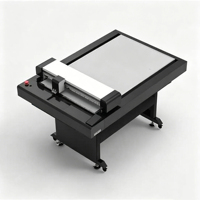 Plotter de Corte de Cama Plana de Alta Velocidad con Doble Cabezal, Cortadora Digital CNC para Muestras de Tela, Cuero, Fieltro y Cartón