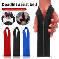 Sangles de levage pour soulevé de terre, haltères et tractions, bandes de maintien pour poignets, durables, en fibre de polyester, pour l'assistance au maintien en fitness