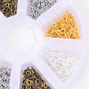 Ensemble de vis à œil en alliage pour bijoux, petite taille, pour la fabrication de bijoux DIY - Product Image 4