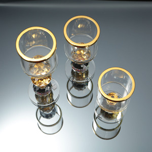 Porte-bougie carré en cristal, style artisanal européen, avec tube cylindrique en verre, pour mariage et décoration de Noël à la maison - Product Image 6