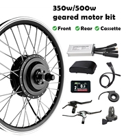 Kit de conversion de vélo/moto électrique avec moteur à moyeu et batterie au lithium 36V 48V 350W