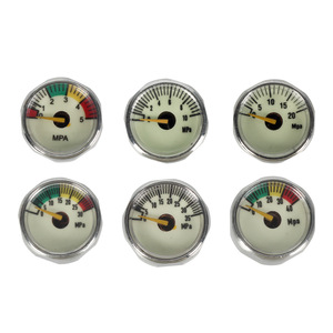 Manómetro Pequeño de 25 mm M8*1 0-40 MPa, Analógico de Cobre para Extintor de Incendios, Cilindro de Alta Presión, Tanque de Oxígeno - Product Image 2
