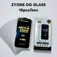 Protection d'écran en verre trempé OG anti-rayures, couverture intégrale sans bulles pour iPhone 17 Pro Max