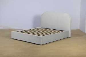 Modernes Letti-Bett mit Stauraum, Lattenrost, Samtpolsterung, Holzrahmen, Gasdruckfeder-System, Gepolstertes Kopfteil, Umweltfreundlich - Product Image 6