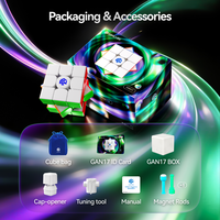 GAN 17 MagDrive UV 3x3 Cube de vitesse magnétique premium GAN17M Jouets de puzzle magiques pour enfants