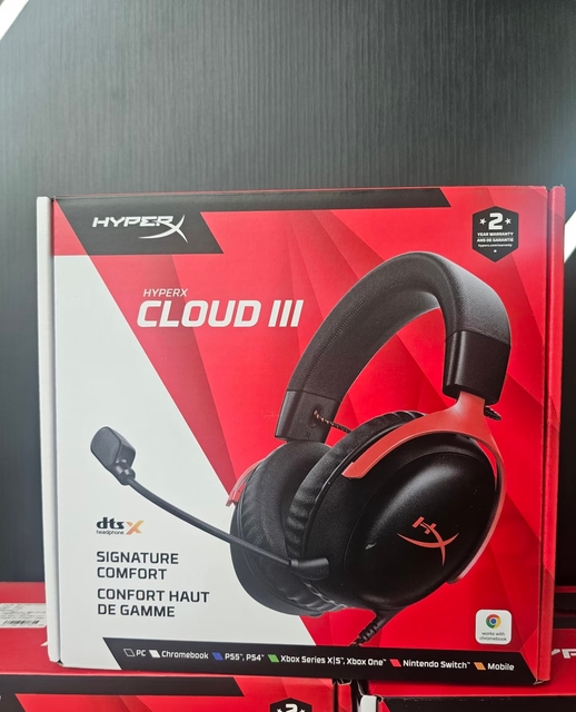 HyperX Cloud II Wired Gaming Headset PS4 Sports Music 7.1 Surround Sound Active Noise Cancellation (ANC) AAC Support IPX-3