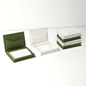 Customizable 12*8.5*2cm Book-Shape Jewelry <b>Box</b> <b>Rings</b> Earrings Pendants Jewelry <b>Box</b> with Creamy Pouch for Wedding Engagements - Product Image 4