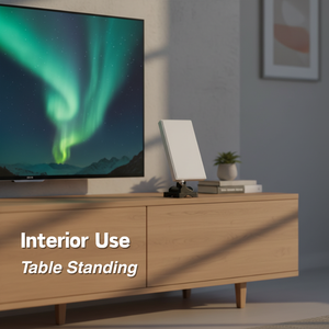 Antena de TV Digital ANTOP DVBT2 para Exteriores e Interiores con Opciones de Montaje en Poste/Pared y Soporte de Mesa, Plástico, Ganancia de 28dB - Product Image 6