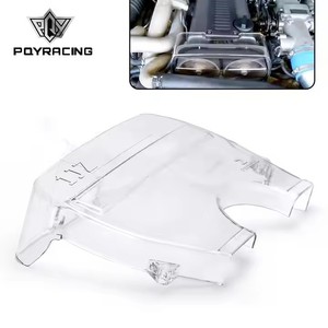 POYRACING 1JZ Timing Gear Cover Transparent Lightweight Engine <b>Pulley</b> Cover for Retrofit Upgrade - Product Image 1