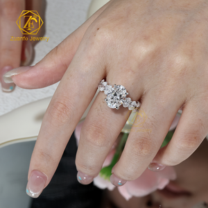 Kunden spezifischer 1ct-5ct Verlobung sring für Herren/Damen 14 Karat 18 Karat massives Gold für GIA IGI Certified Lab Grown Diamond CVD HPHT - Product Image 4