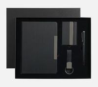 Carnet de notes A5 à couverture souple, stylo métallique, porte-cartes de visite, porte-clés, coffret cadeau d'entreprise de luxe pour le Nouvel An, la fête des pères, les employés