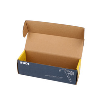 Conception de logo personnalisé Pièces d'auto de voiture Papier postal Carton en carton Boîte d'expédition ondulée postale Boîte d'emballage pour pièces