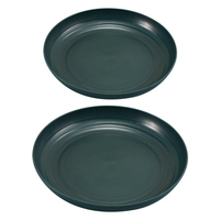 Assiettes en plastique minimalistes Morandi, durables, épaisses, résistantes aux chocs, empilables, écologiques, pour fruits et collations, pour la maison et les hôtels