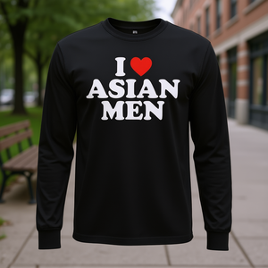 T-shirt à manches longues I Love Asian Men - Product Image 3