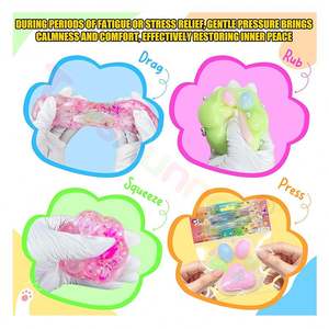 Pelota Antiestrés Personalizada OEM con Forma de Pata de Gato, Material TPR Suave con Textura Mochi de Ascenso Lento para Pedidos al por Mayor - Product Image 3