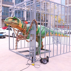 Parc à thème dinosaures jurassiques, Velociraptor animatronique réaliste, dinosaure animé, parc d'attractions pour enfants - Product Image 4