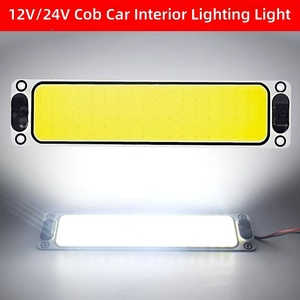 ไฟ LED COB สว่างพิเศษ สำหรับติดตั้งภายในรถยนต์ รถบรรทุก รถตู้ รถขนส่ง 12V 24V  วัสดุอะลูมิเนียม พร้อมสวิตช์ สีขาว มี 3 ขนาด - Product Image 4