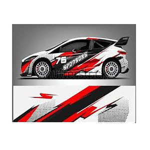 2023 Offre Spéciale autocollants muraux en vinyle, logo personnalisé, autocollants de voiture de <span class=keywords><strong>rallye</strong></span>, autocollants de décoration de voiture - Product Image 2