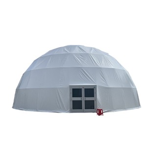 Carpa Redonda de 25m de Diámetro, Tela Oxford Impermeable, Resistente al Viento, para Exposiciones, Uso en Todas las Estaciones, Carpas para Ferias Comerciales al Aire Libre - Product Image 1