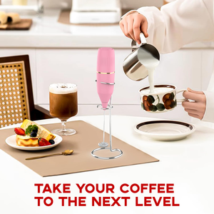Latte Foam Handheld Milk Frother Professional,Electric Milk Frother Coffee Mixer Blender Milk Frother - Product Image 5