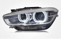 Pour BMW F20/F21 116i/118i/120i Phares à LED Projecteurs 2015-2018 Feux de Jour (DRL) Clignotants 4000 Lm 3000 K 12V Ampoule H4