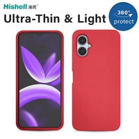 Couleur unie anti-chute de luxe pour iPhone 15 Pro Max étui de téléphone portable véritable Silicone liquide pour Omix x5