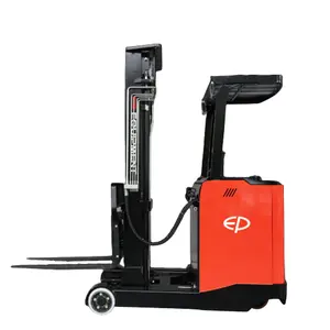 EP 1.5T Electric Stand-up Reach Truck Best Choice for Stacking in Narrow Aisles High Racking CQD15S with acid or li-ion battery