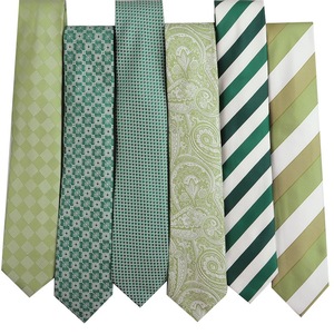 <span class=keywords><strong>Cravate</strong></span> en microfibre pour hommes populaires en couleur de mariage <span class=keywords><strong>vert</strong></span> <span class=keywords><strong>sauge</strong></span> 1200 aiguilles en polyester - Product Image 2