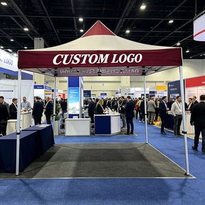 Carpa de Exhibición de Aluminio para Exteriores con Logotipo Impreso Personalizado, 10 pies, 15 pies, 21 pies, Gazebo para Exposiciones y Eventos - Product Image 1