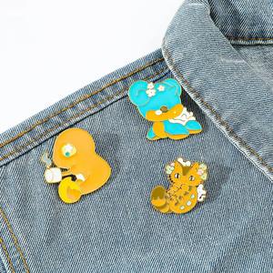 Wholesale New Designs Unisex Zinc Alloy Enamelled <b>Brooch</b> <b>Pins</b> Anime Poke Character DIY Clothing Decorations - Product Image 1