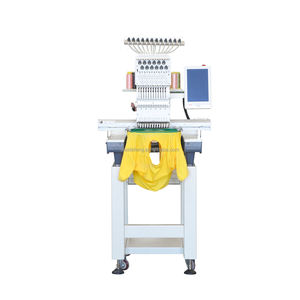 Máquina de Bordar de Una Cabeza de 200 mm, Control por Computadora, 1000 RPM, para Gorras, Prendas y Uso Doméstico, Directo de Fábrica - Product Image 1