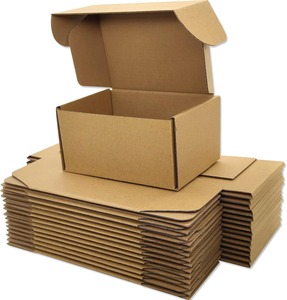 Caja de Envío Plegable de Cartón Corrugado Reciclable, Caja de Embalaje Resistente y Plegable de Alta Resistencia - Product Image 1