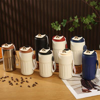 Promotionnel 316 En Acier Inoxydable Smart Thermos Tasses Hommes Femmes Tasses À Café Tasse À Eau Anniversaire Souvenir Portable Voiture Tasse