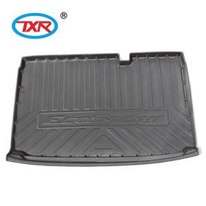 Usine tous temps étanche en plastique personnalisé lavable anti-dérapant TPE arrière tapis de coffre de voiture pour Ford <span class=keywords><strong>Ecosport</strong></span> Facelift 2018- - Product Image 4