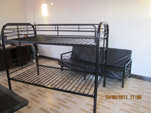 Giường kim loại nóng bán hiện đại giá rẻ trẻ em đôi sử dụng kim loại giường tầng người lớn cho người lớn - Product Image 3