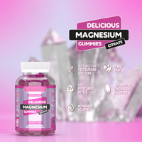 Gummies de magnésium à base de pectine naturelle en promotion avec vitamine B6 pour la santé intestinale, cardiaque et post-entraînement