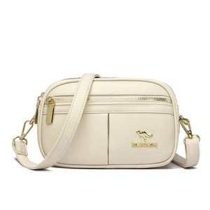 Nouveau Sac Messager Femme Tendance 2026 en Cuir PU Durable avec Fermeture Éclair et Détails Rivets Sangle réglable à porter en bandoulière pour un usage quotidien. - Product Image 3