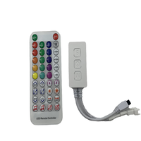 Смарт-контроллер SP611E RGB IC LED BT с 38-клавишным адресуемым музыкальным светодиодным контроллером с 3-контактным коннектором для управления светом